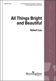 All Things Bright and Beautiful Two-Part Mixed choral sheet music cover Thumbnail